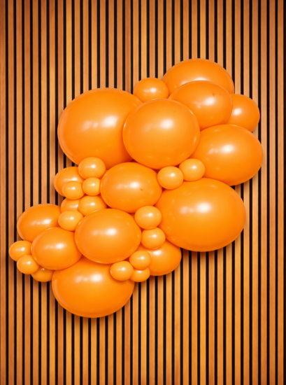 Mooideco - Project pack - Organic balloons - Orange - Kalisan balloons