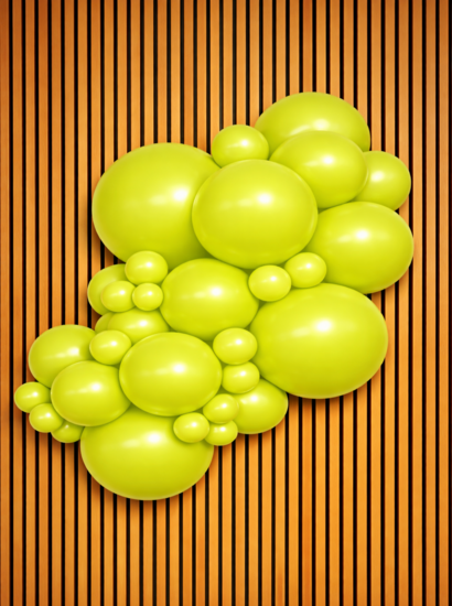 Mooideco - Project pack - Organic balloons - Lime Green - Kalisan balloons