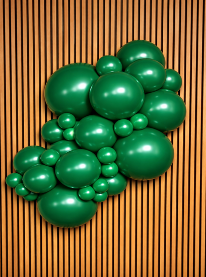 Mooideco - Project pack - Organic balloons - Dark Green - Kalisan balloons