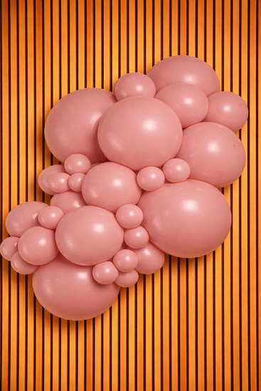 Mooideco - Project pack - Organic balloons - Retro Rosewood - Kalisan balloons