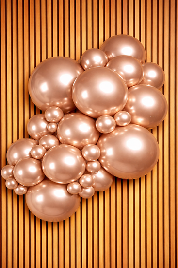 Mooideco - Project pack - Organic balloons - Mirror Rose Gold - Kalisan balloons
