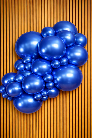Mooideco - Project pack - Organic balloons - Mirror Blue - Kalisan balloons
