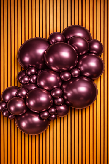 Mooideco - Project pack - Organic balloons - Mirror Burgundy - Kalisan balloons