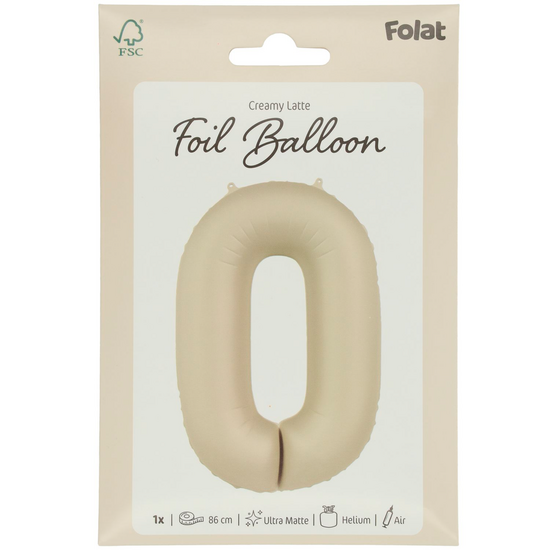 Mooideco - Number 0 - Creamy Latte - 34 inch - Folat