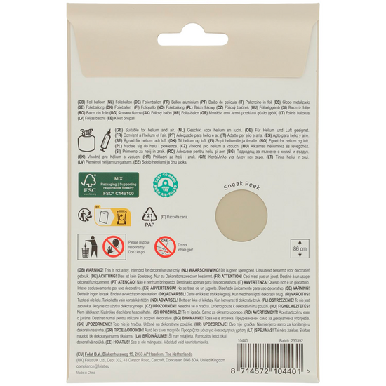 Mooideco - Number 0 - Creamy Latte - 34 inch - Folat