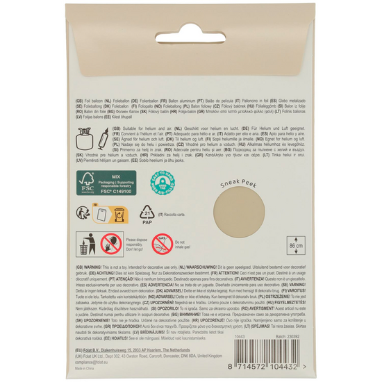 Mooideco - Number 3 - Creamy Latte - 34 inch - Folat