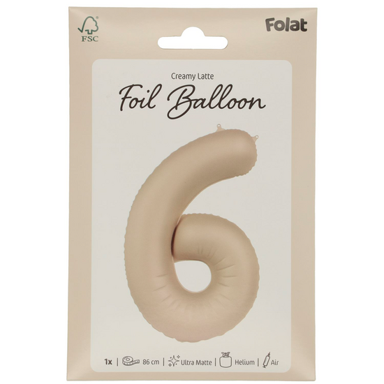 Mooideco - Number 6 - Creamy Latte - 34 inch - Folat