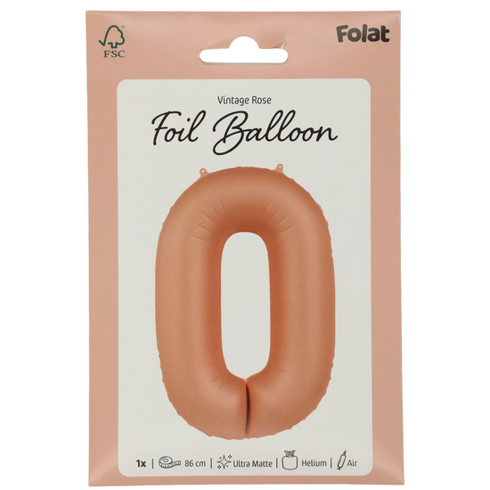 Mooideco - Number 0 - Vintage Rose - 34 inch - Folat