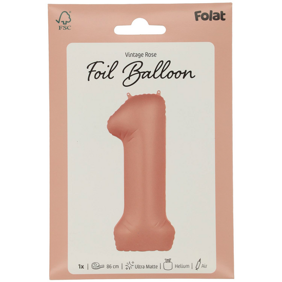 Mooideco - Number 1 - Vintage Rose - 34 inch - Folat
