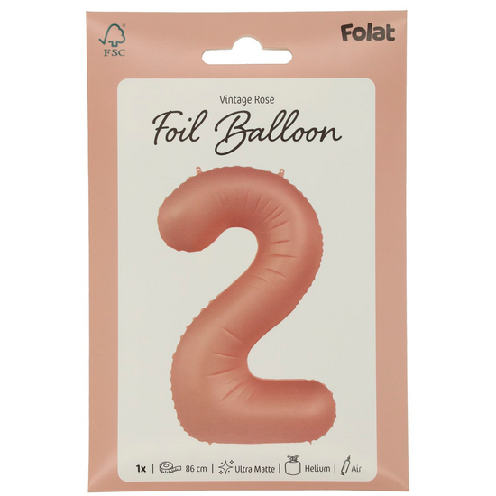 Mooideco - Number 2 - Vintage Rose - 34 inch - Folat
