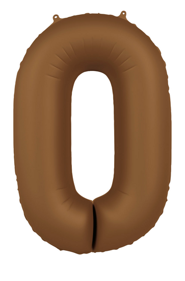Mooideco - Number 0 - Chocolate - 34 inch - Folat