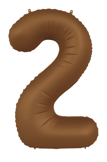 Mooideco - Number 2 - Chocolate - 34 inch - Folat