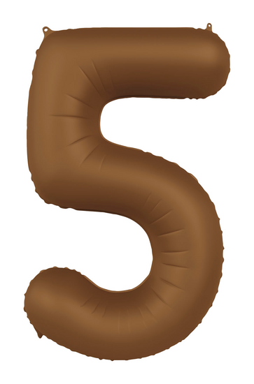 Mooideco - Number 5 - Chocolate - 34 inch - Folat