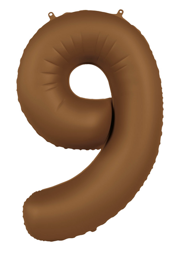 Mooideco - Number 9 - Chocolate - 34 inch - Folat