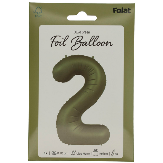 Mooideco - Number 2 - Olive Green - 34 inch - Folat