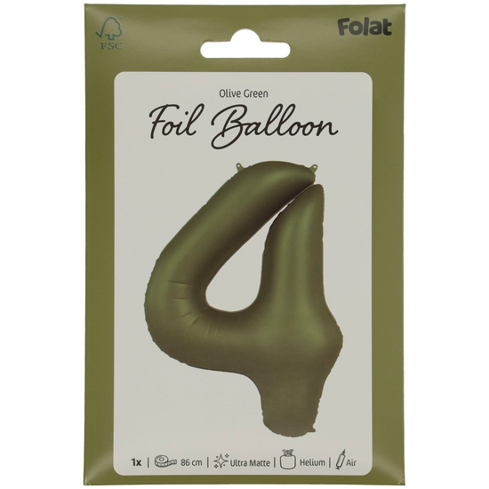 Mooideco - Number 4 - Olive Green - 34 inch - Folat
