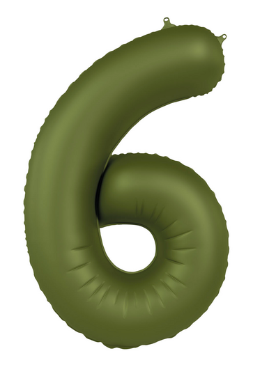 Mooideco - Number 6 - Olive Green - 34 inch - Folat