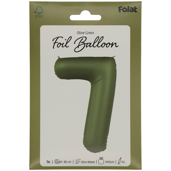 Mooideco - Number 7 - Olive Green - 34 inch - Folat