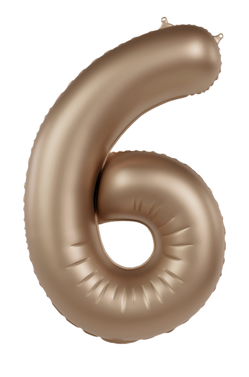 Mooideco - Number 6 - Starlight Gold - 34 inch - Folat