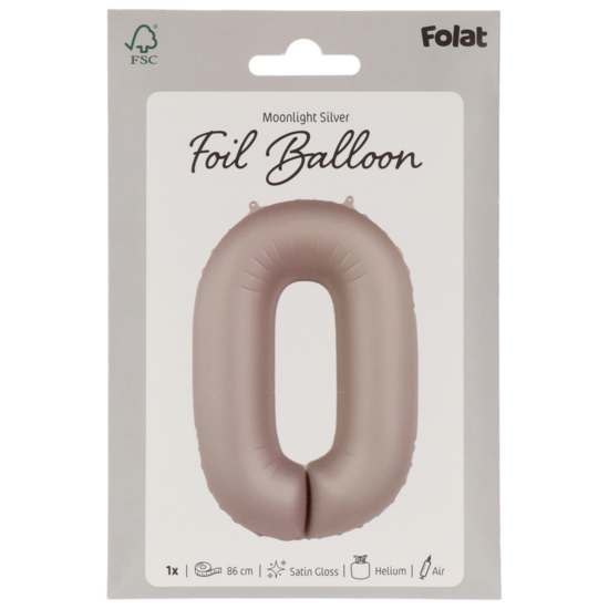 Mooideco - Number 0 - Moonlight Silver - 34 inch - Folat