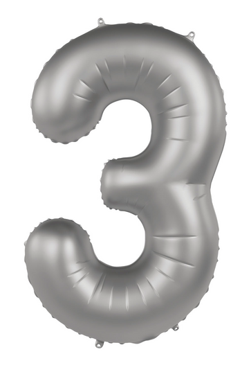 Mooideco - Number 3 - Moonlight Silver - 34 inch - Folat