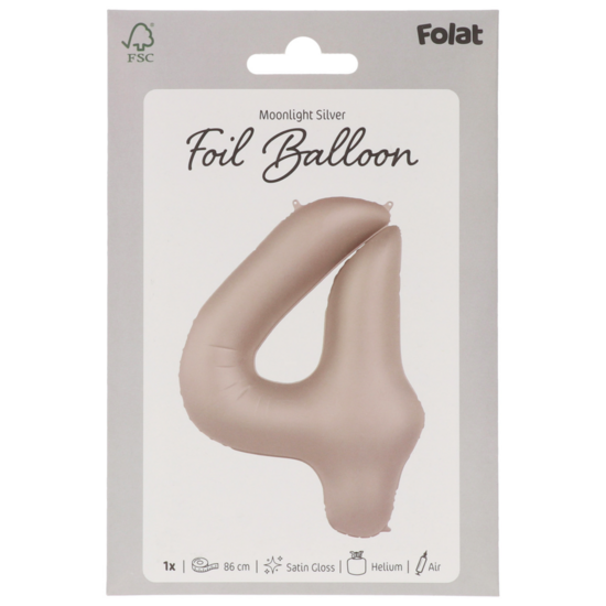 Mooideco - Number 4 - Moonlight Silver - 34 inch - Folat