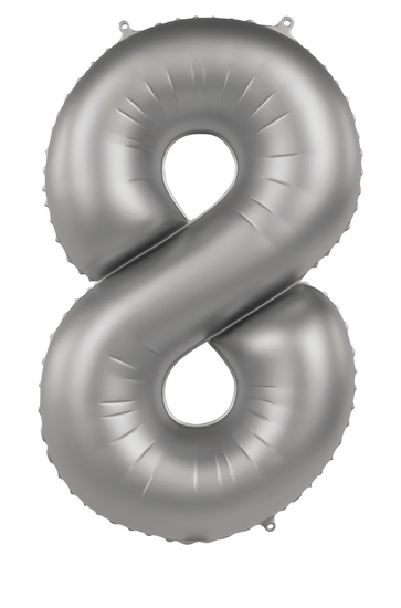 Mooideco - Number 8 - Moonlight Silver - 34 inch - Folat