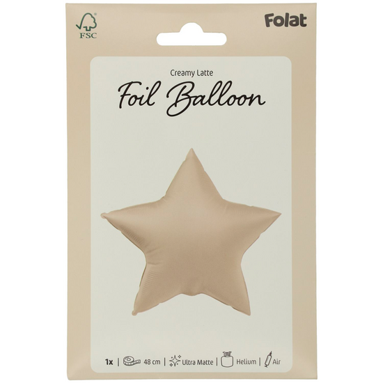 Mooideco - Star - Creamy Latte - 18 inch - Folat