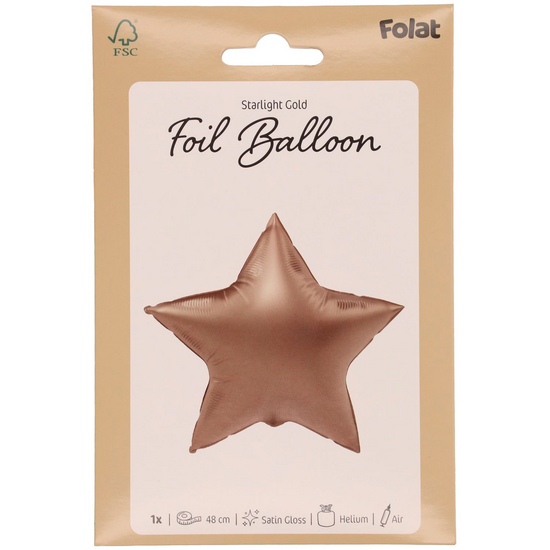 Mooideco - Star - Starlight Gold - 18 inch - Folat