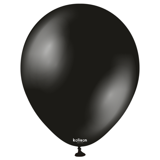 Mooideco - Kalisan ballonnen Metallic Black - 12 inch