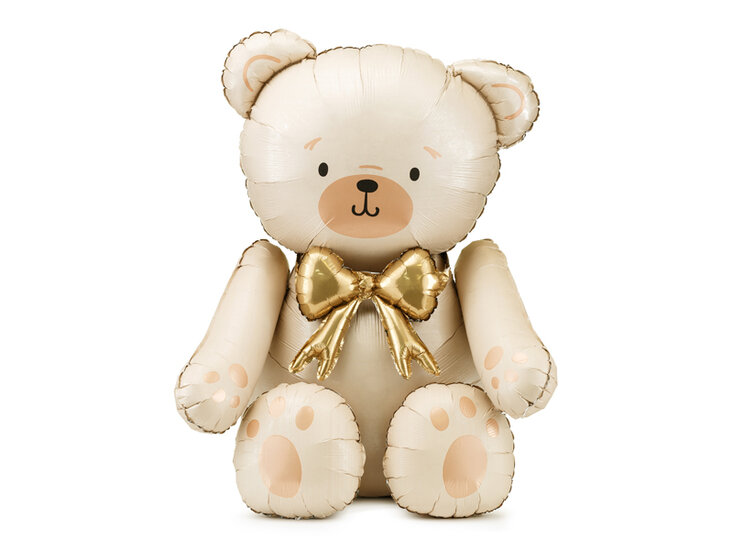 Mooideco - Beer Bear zittend - 44 inch - Party Deco 