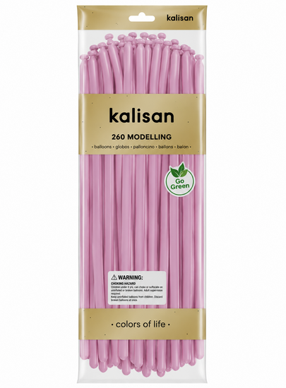 Mooideco - 260 - Retro Dusty Rose - Nozzle up - Kalisan balloons