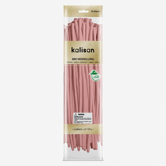 Mooideco - 260 - Standard Baby Pink - Nozzle up - Kalisan balloons
