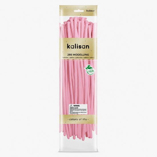 Mooideco - 260 - Standard Flamingo Pink - Nozzle up - Kalisan balloons