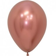 Mooideco - Sempertex 12 inch ballon Reflex rose goud