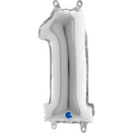 Number 1 - Silver - 14 inch - Grabo