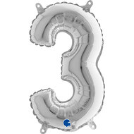 Number 3 - Silver - 14 inch - Grabo