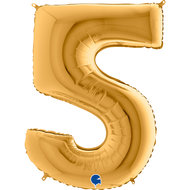 Number 5 - Gold - 40 inch - Grabo