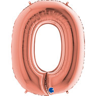 Number 0 - Rose Gold - 40 inch - Grabo