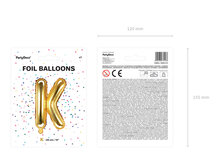 Letter - goud - K