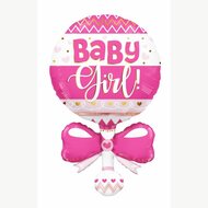 Baby Rattle Shape Pink (36 inch)