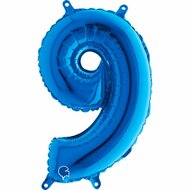 Number 9 - Blue - 40 inch