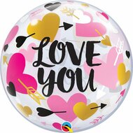 Mooideco - Love you hearts &amp; arrows bubble