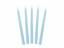 Dinner kaarsen licht blauw