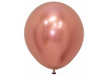Mooideco - Chrome Rose Gold Sempertex 18 inch