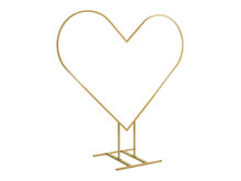 Mooideco - Hart Backdrop - Goud - 2 meter 