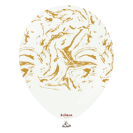 Mooideco - Space nebula - white - Print Gold - 12 inch - Kalisan 