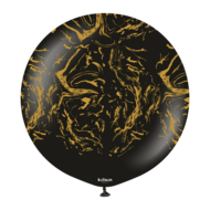 Mooideco - Space nebula - Black - Print Gold - 24 inch - Kalisan 