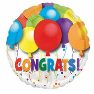 Mooideco - Congrats ballonnen - 18 inch - S40 Anagram