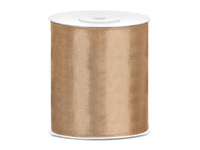 Mooideco - Satijn lint goud 100 mm/10 cm breed